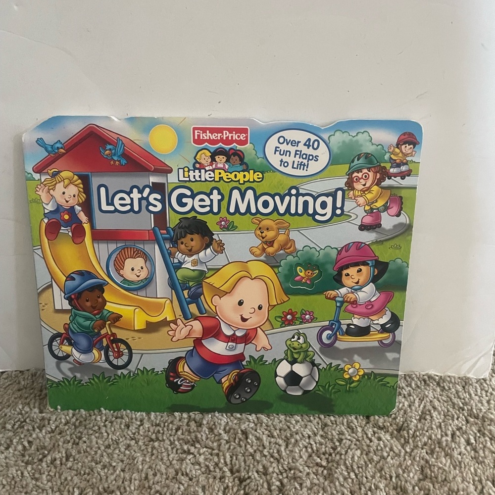 Fisher price Let’s Get Moving‎ book